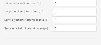 Builder-Einstellungen: 1. Hauptnavigation – Teil 3